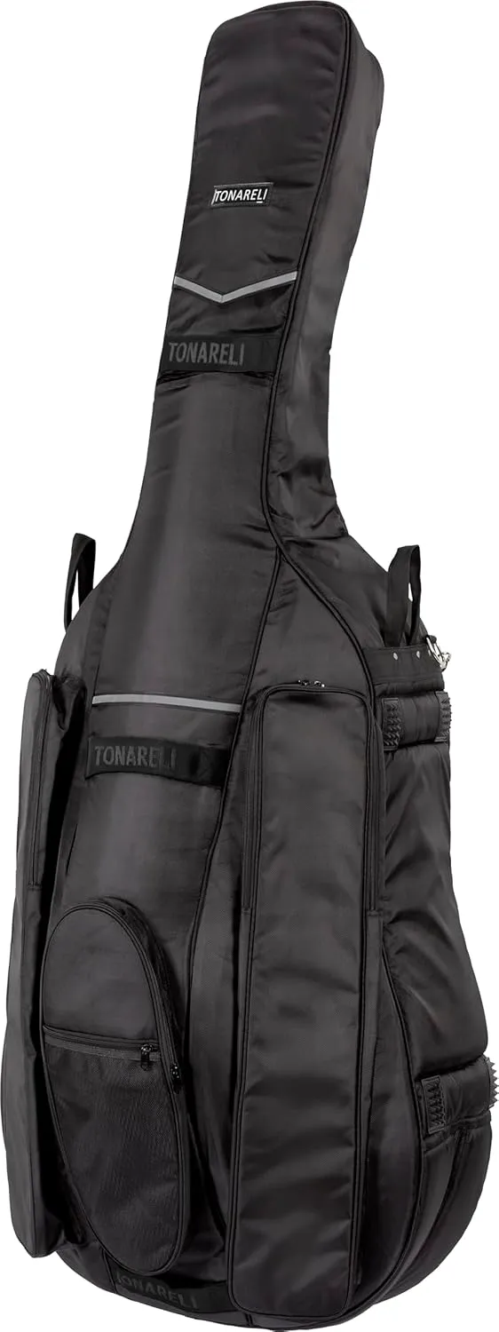 Tonareli Designer Bass Gig Bag BLACK 3/4 size BGB34B