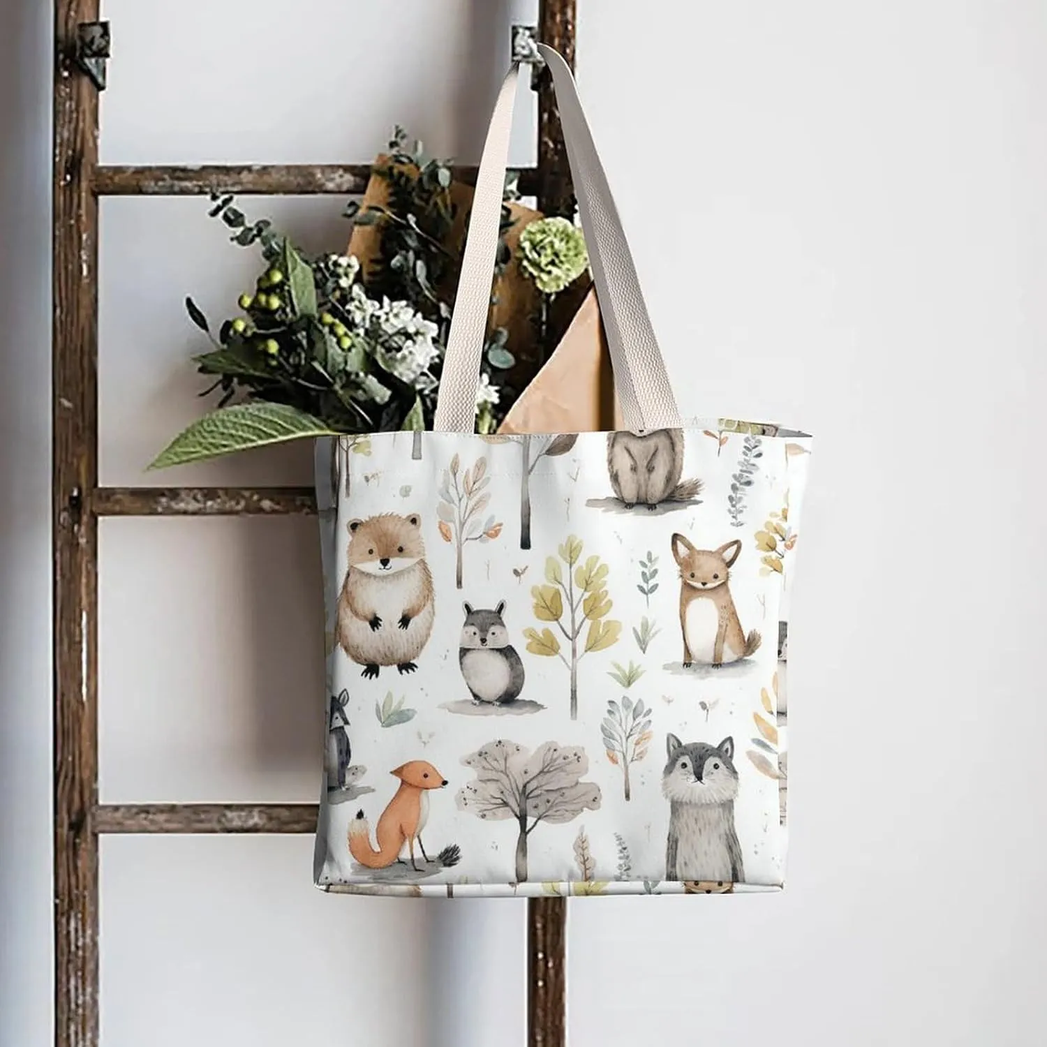 Tote Bag Laptop Handbag Cool Dolphin Grocery Bag Canvas Shoulder Bag Crossbody Bag for Travel