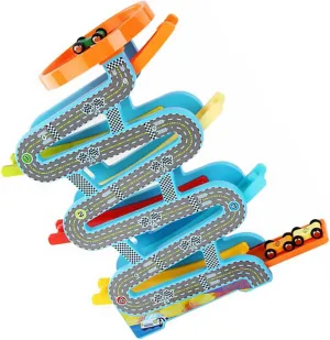 Toyvian 1set Multi-Layer Track Car Glider Toys Educational Plaything for Toddlers Color Cognition Creativity Safe Material for Boys Girls Age