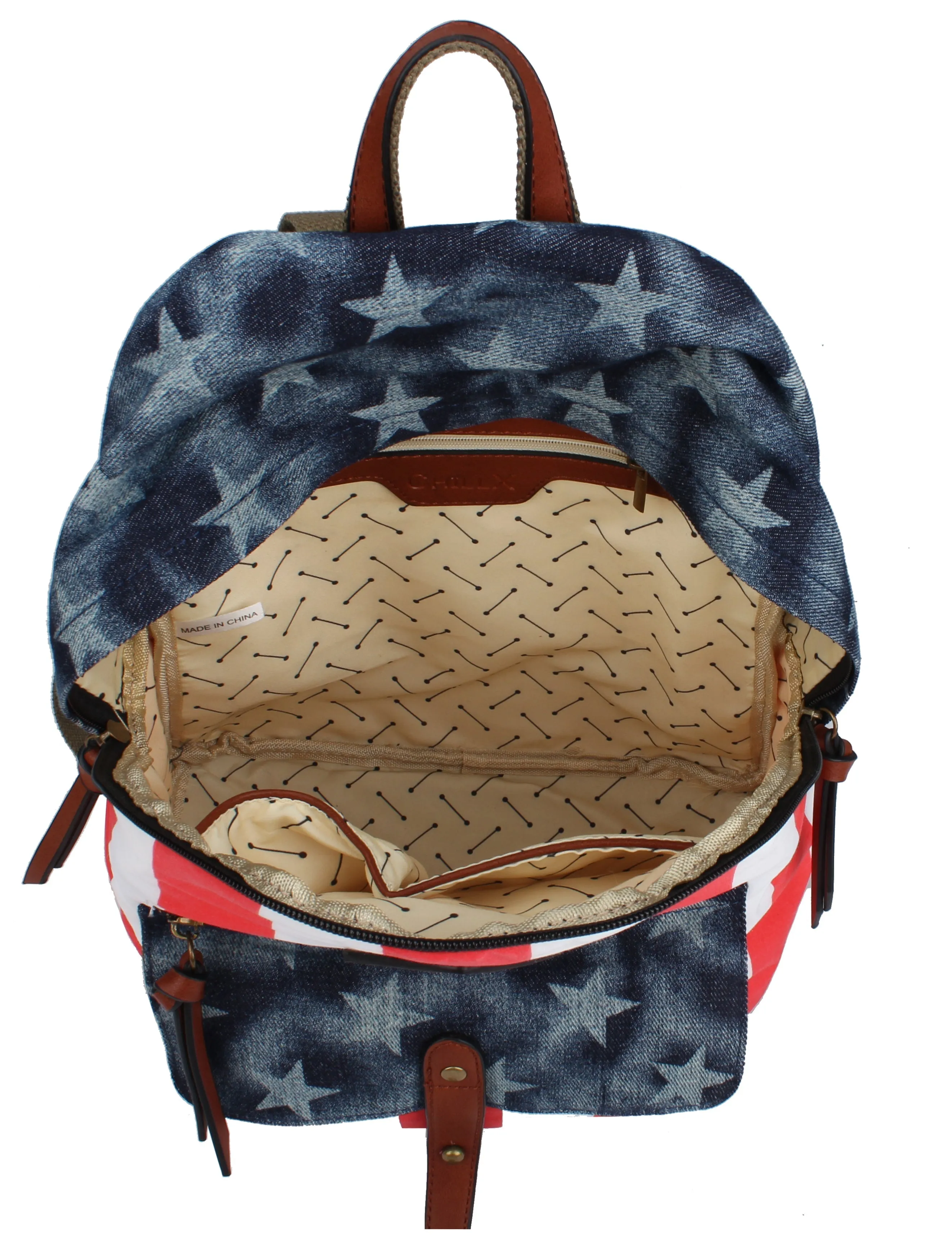 Travel American Flag Backback