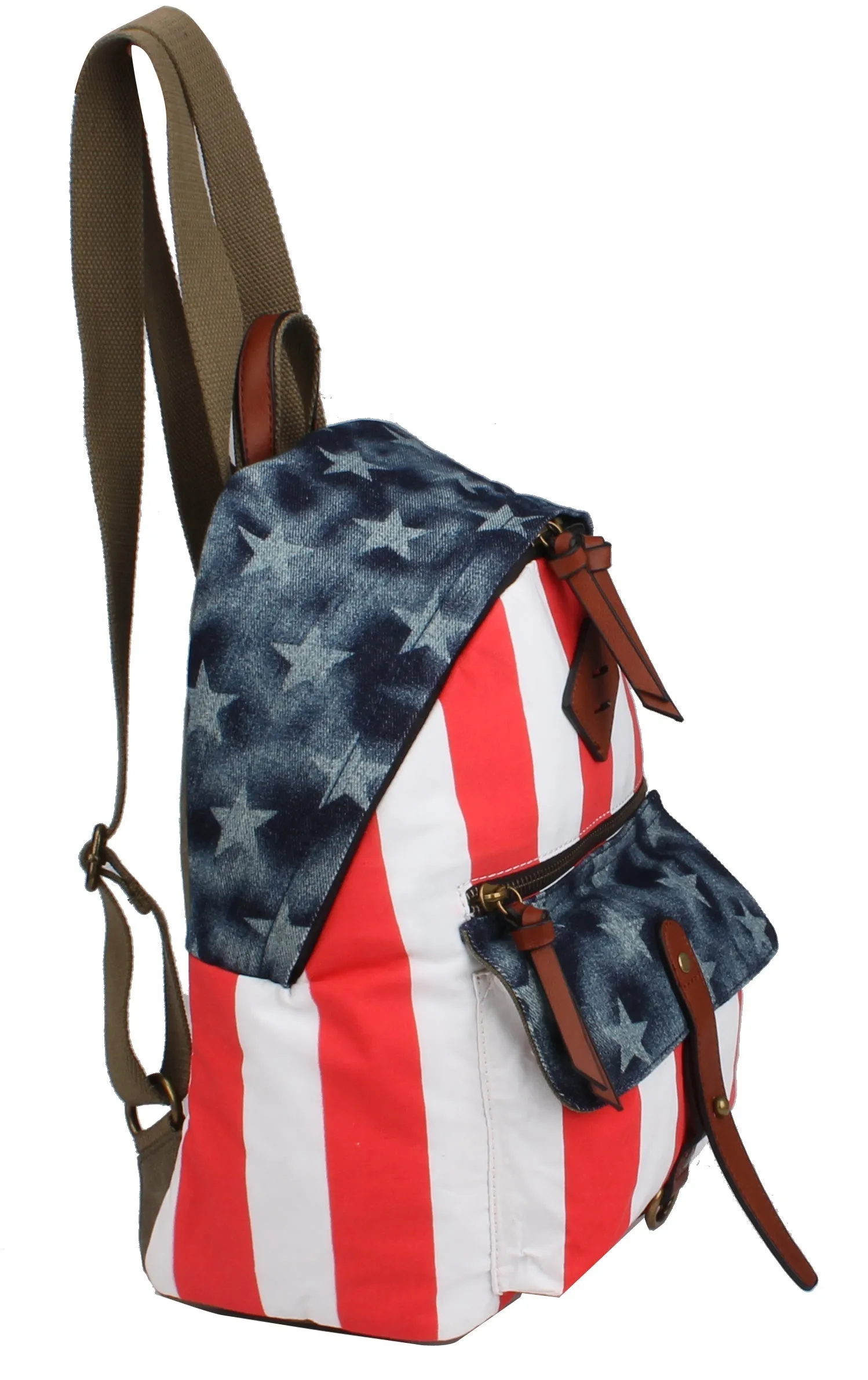 Travel American Flag Backback