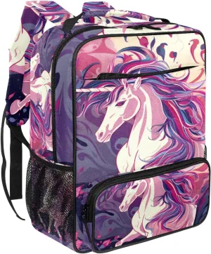 Travel Backpack,Small Backpack,Carry on Backpack,Butterfly and Unicorn,Backpack