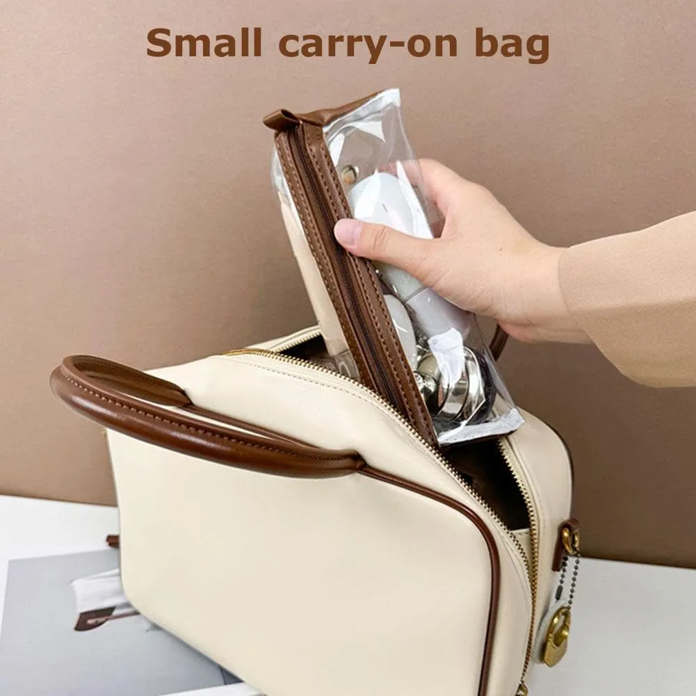 Travel Makeup Bag,Waterproof Cosmetic Storage Bag,4 in 1 Roll up Makeup Bag,Detachable Travel Toiletry Bag for Women,Large Capacity Hanging Cosmetic Travel Bag for Toiletries