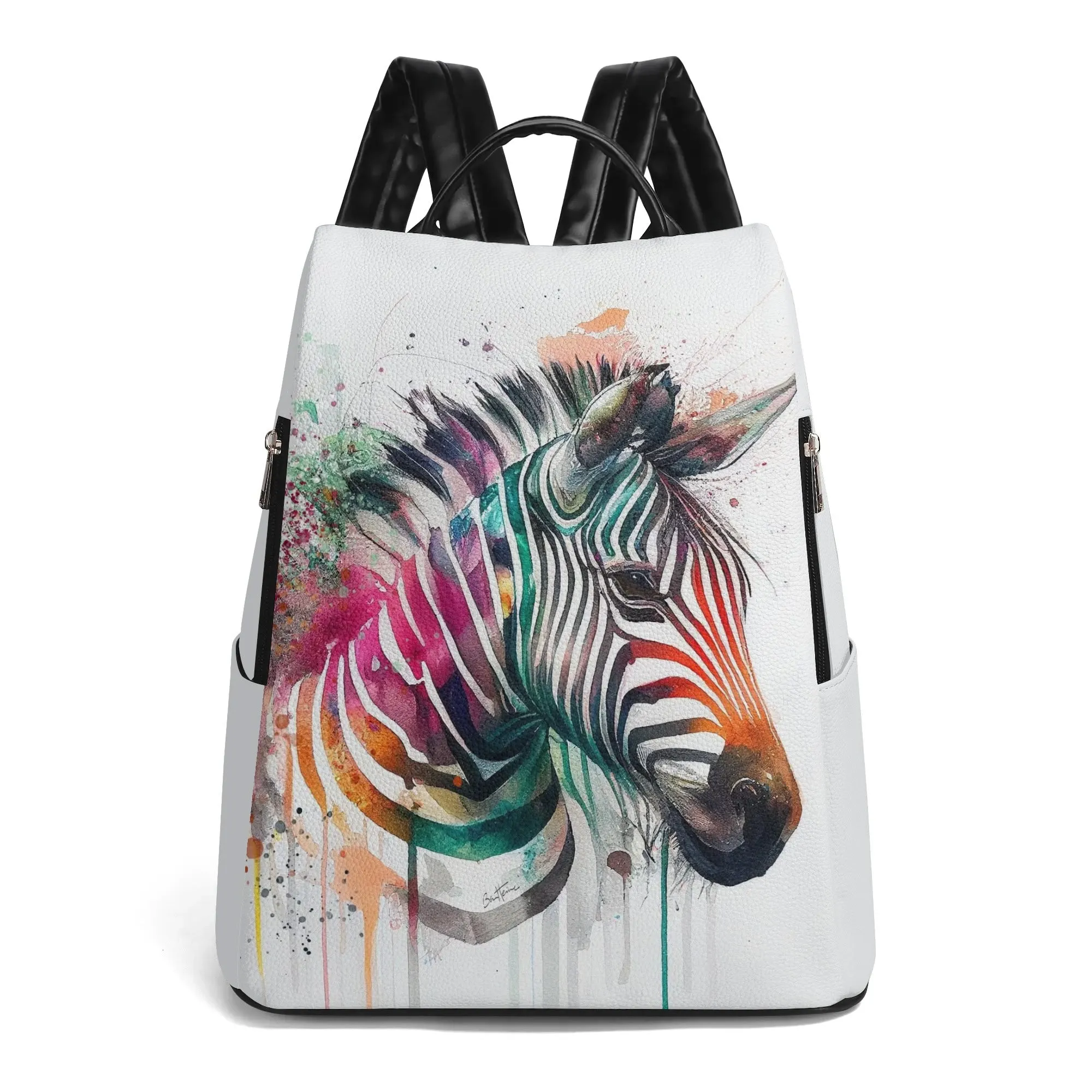 Travel PU Daypack Anti-theft Backpack Womens Backpack PU Leather Anti-theft Casual Daypack Bookpack for Travel Work School