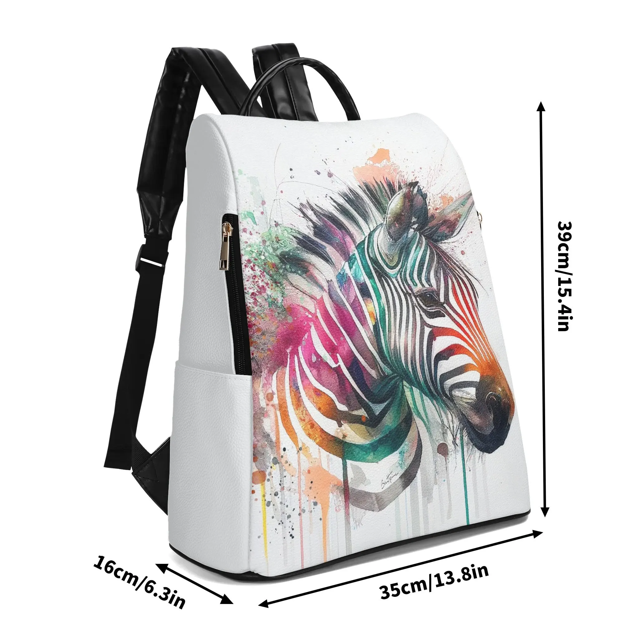 Travel PU Daypack Anti-theft Backpack Womens Backpack PU Leather Anti-theft Casual Daypack Bookpack for Travel Work School