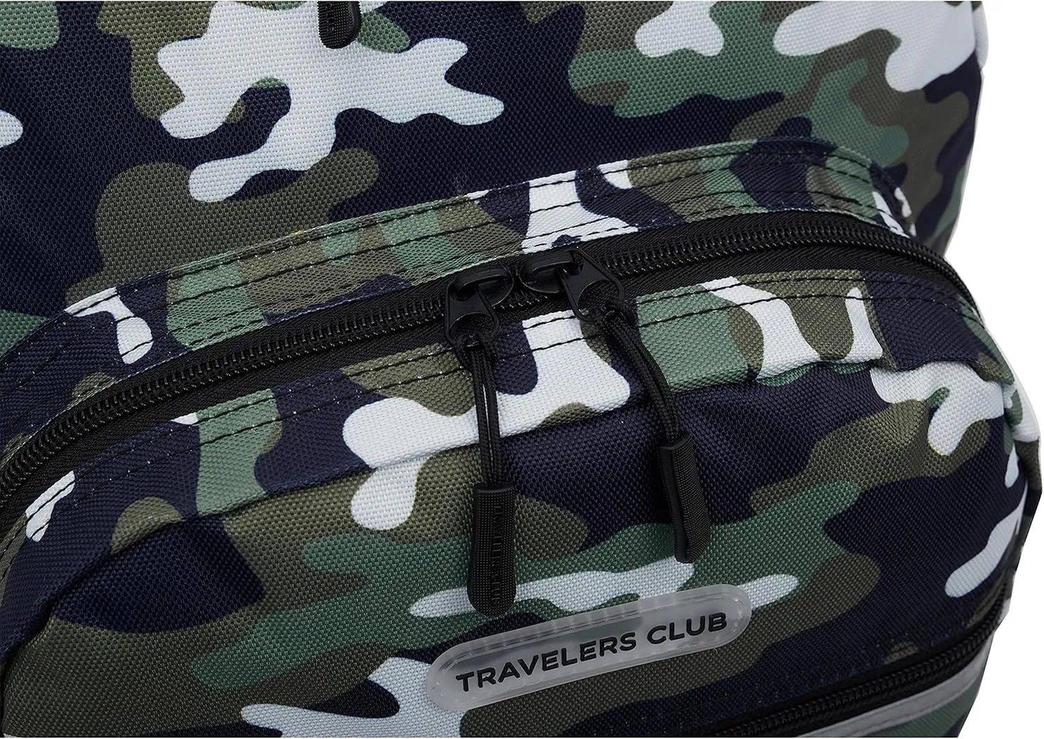 Travelers Club Rolling Backpack, Camo, 18 Inch