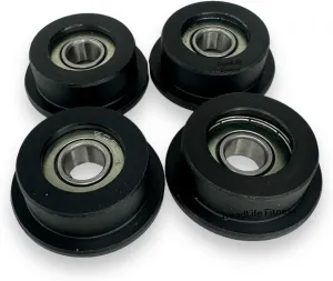 Trolley Wheels (4-Pack) Replacement for Bowflex Power Pro XTL, Motivator 1, Ultimate 1 - (4 Wheels)