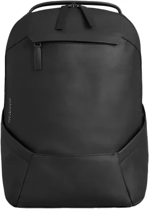 Troubadour Apex Leather Backpack - Innovative Waterproof Leather Laptop Backpack Fits Up to 16" - Ergonomic Design for Ultimate Comfort and Function - 5-Year Guarantee