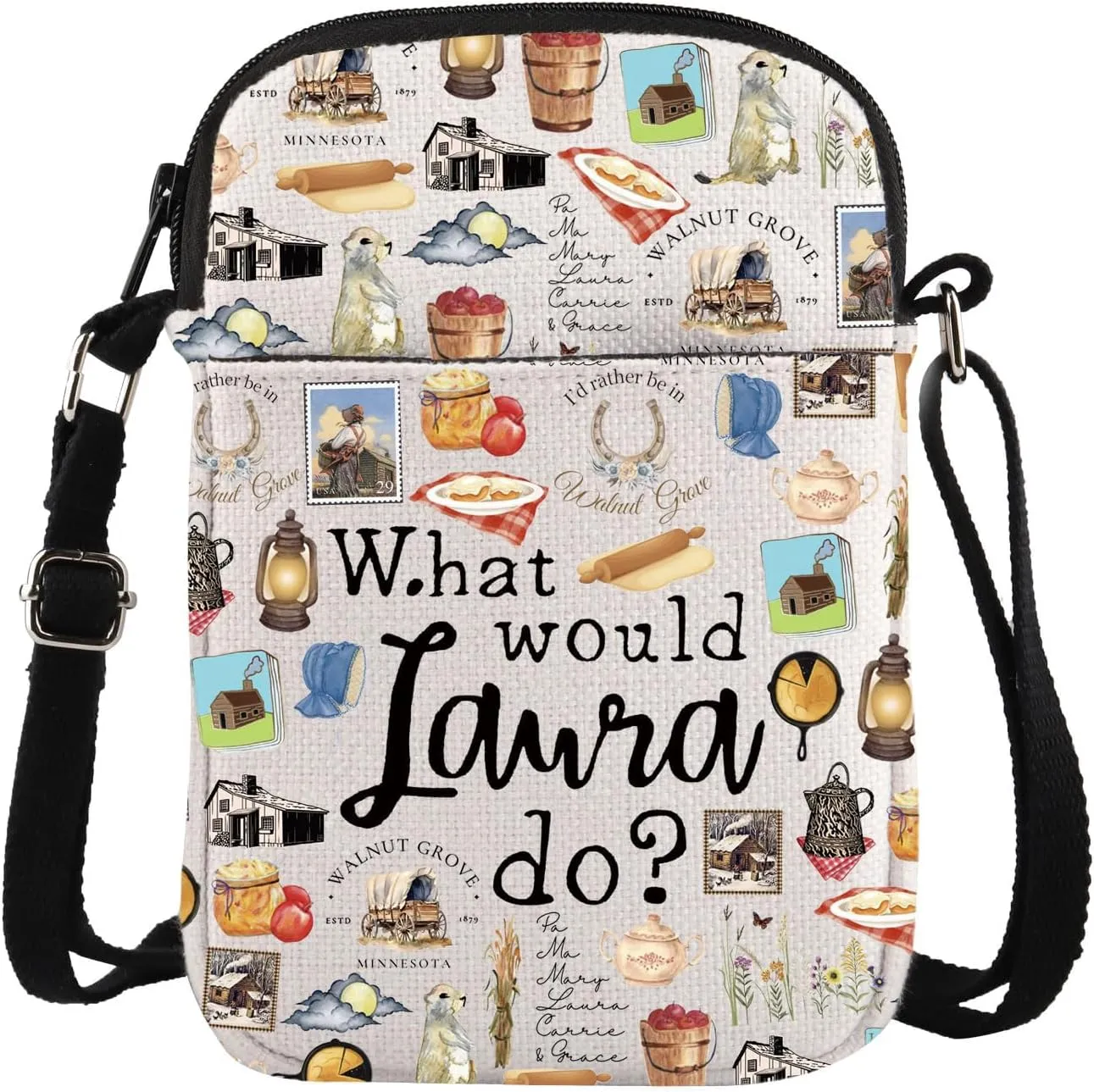 TSOTMO Book Merch Gift Little House Laura Gift LHOTP Gift Prairie Library Book Gift for Reader Laura Fans Gift
