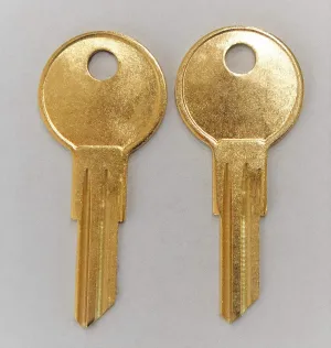 Two Replacement Keys for Herman Miller File Cabinet Office Furniture Cut to Lock/Key Numbers from UM351 to UM427 pre Cut to Code (UM400)