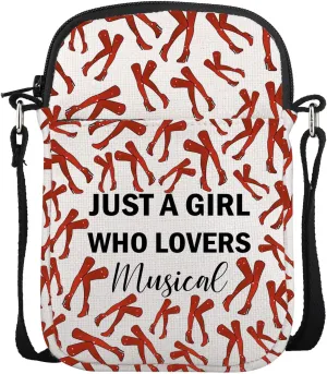 UJIMS Kinky Red Boots Musical Gift Boots Queen Fans Crossbody Bag Opening Night Gift Theater Lyric Gift