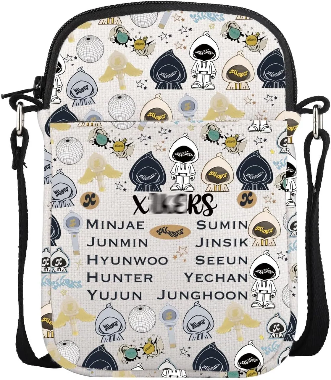 UJIMS Korea K-pop Merch Kpop Group Fans Crossbody Bag K-pop Music Lover Gift Singer Album Inspired Gift