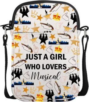 UJIMS Musical Merch Theatre Musical Crossbody Bag Musical Lovers Gifts