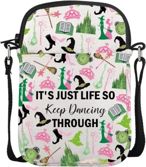 UJIMS Witch Musical Crossbody Bag Merchandise Good Witch Bad Witch Gift