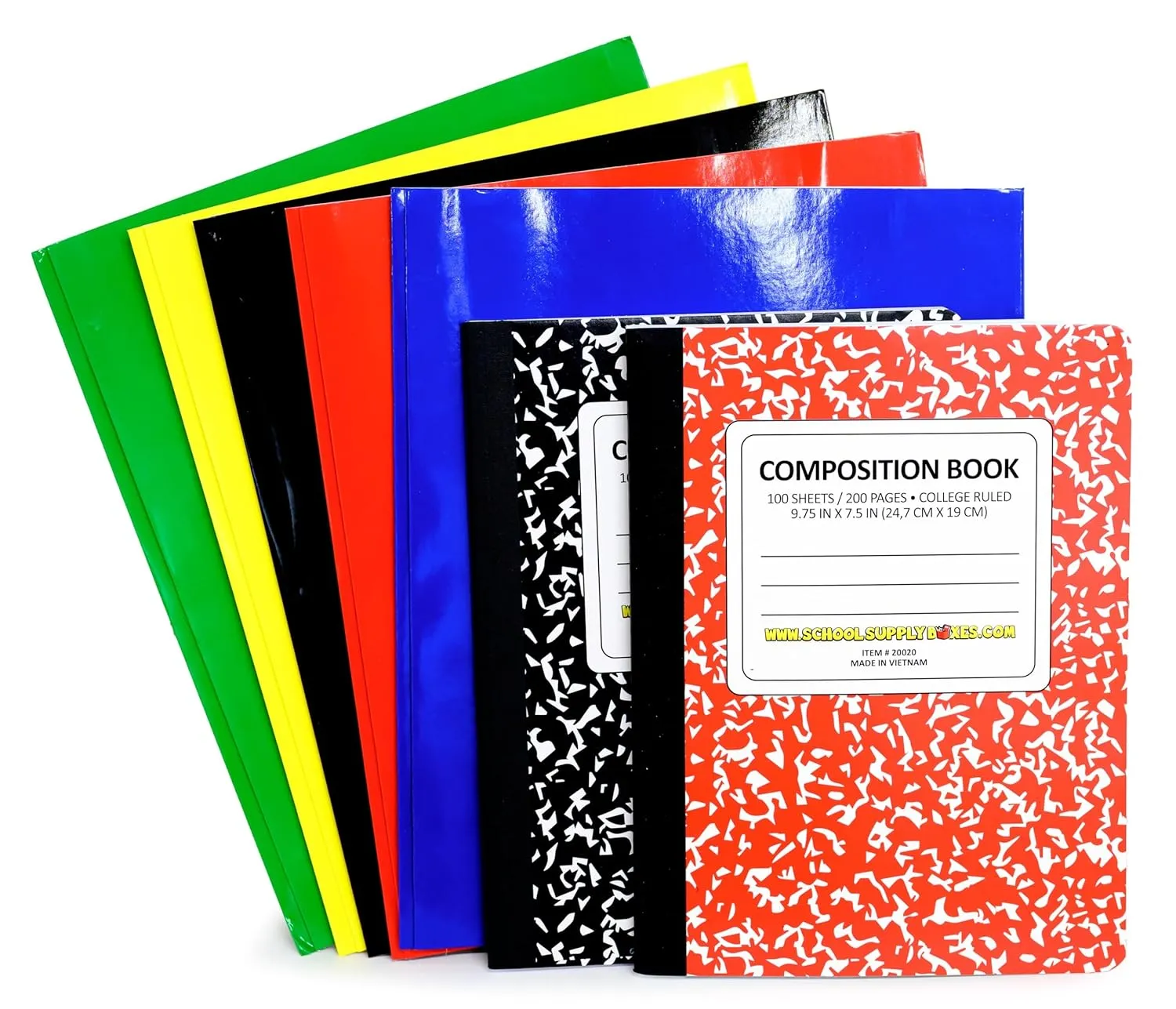 Ultimate High School and College Bundle | 1 Box - 93 Pieces per Box | School Supply Boxes - Back to School Essentials | Includes Notebooks, Tab Dividers, Pencils, Index Cards, Highlighters, & More