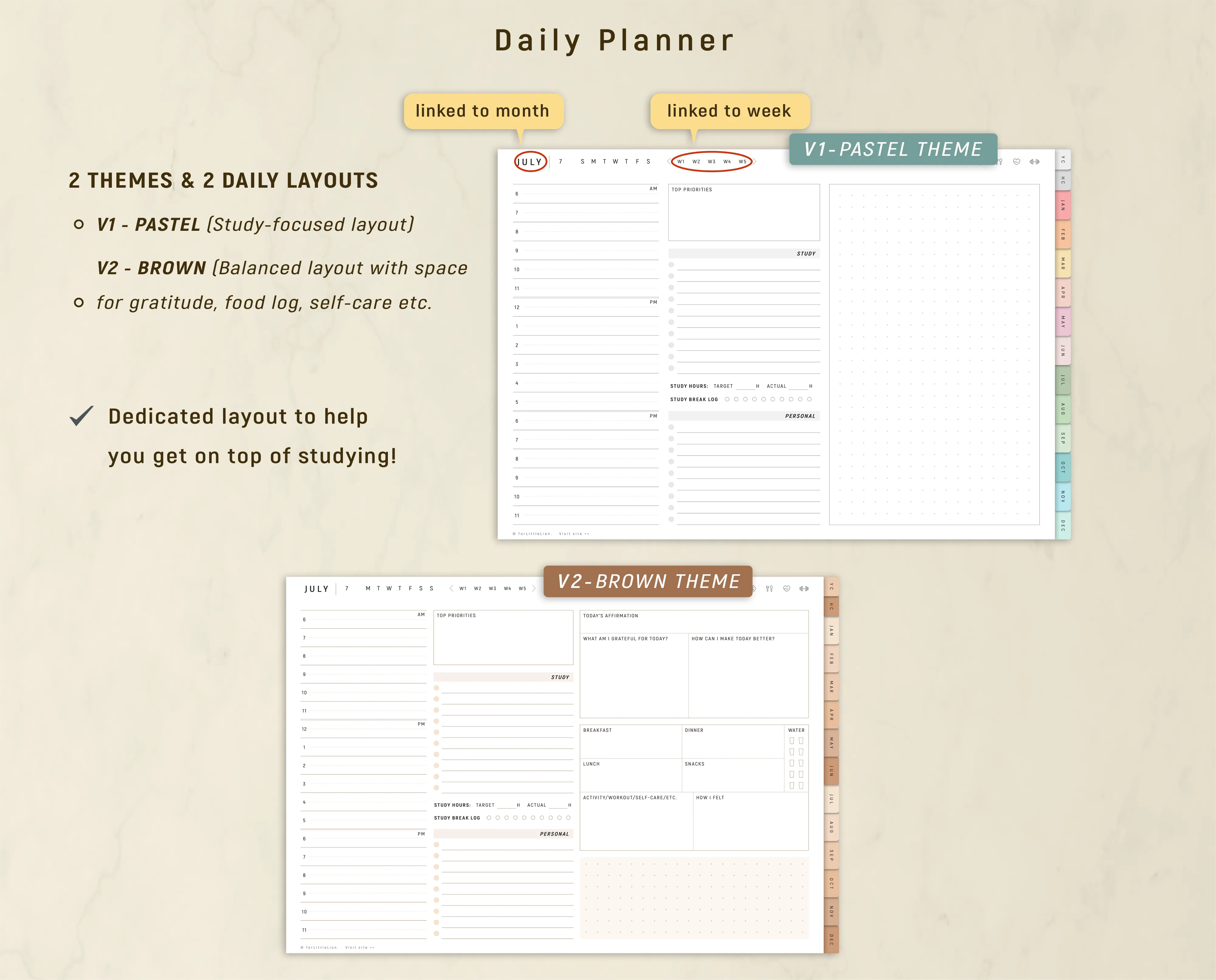 Ultimate UNDATED Student Planner