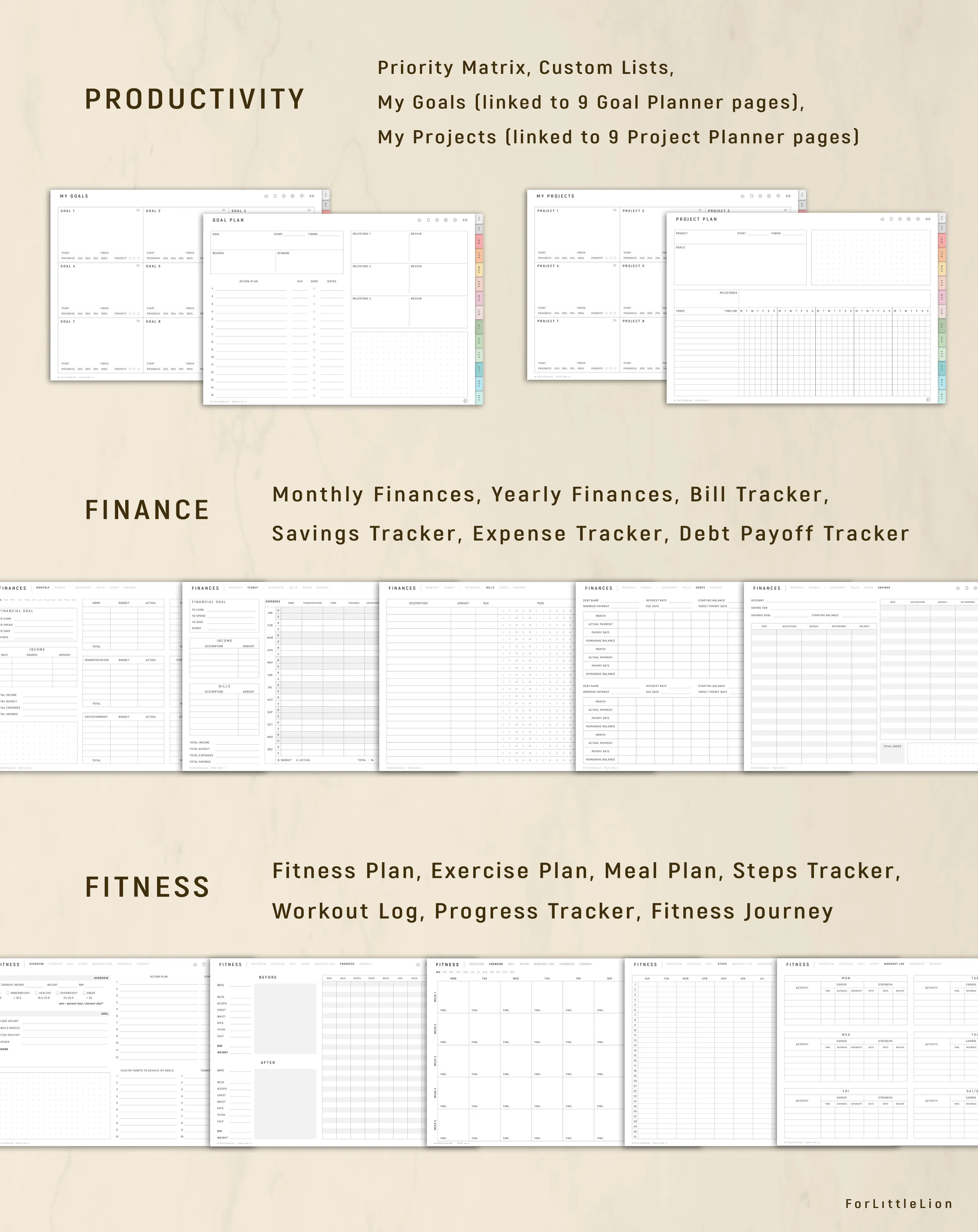 Ultimate UNDATED Student Planner