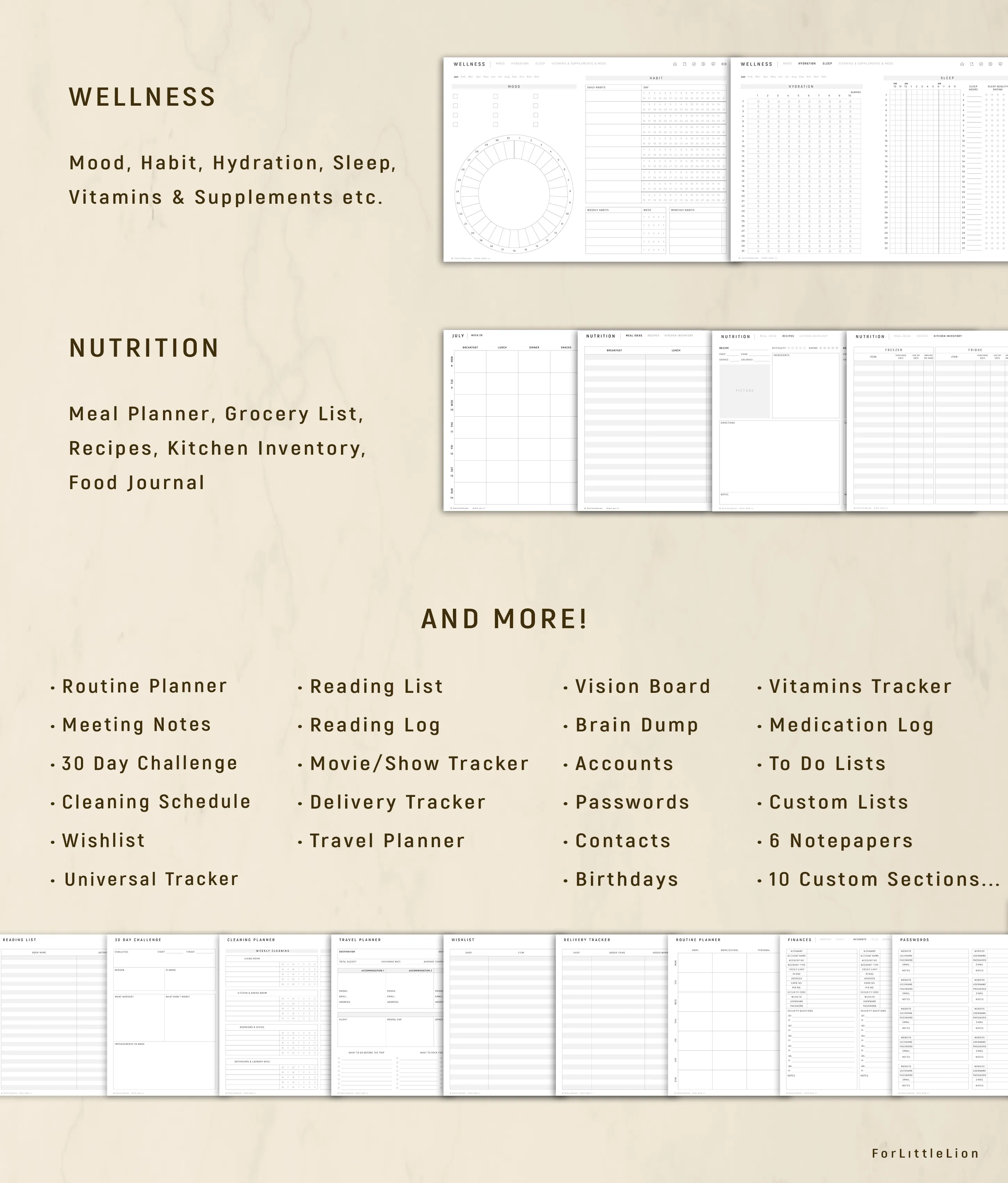 Ultimate UNDATED Student Planner