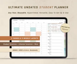 Ultimate UNDATED Student Planner