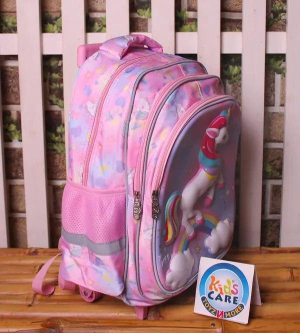 Unicorn Trolley School Bag for Grade 3 & 4 (HSD-82016#)