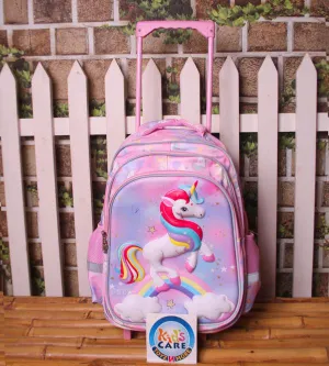 Unicorn Trolley School Bag for Grade 3 & 4 (HSD-82016#)