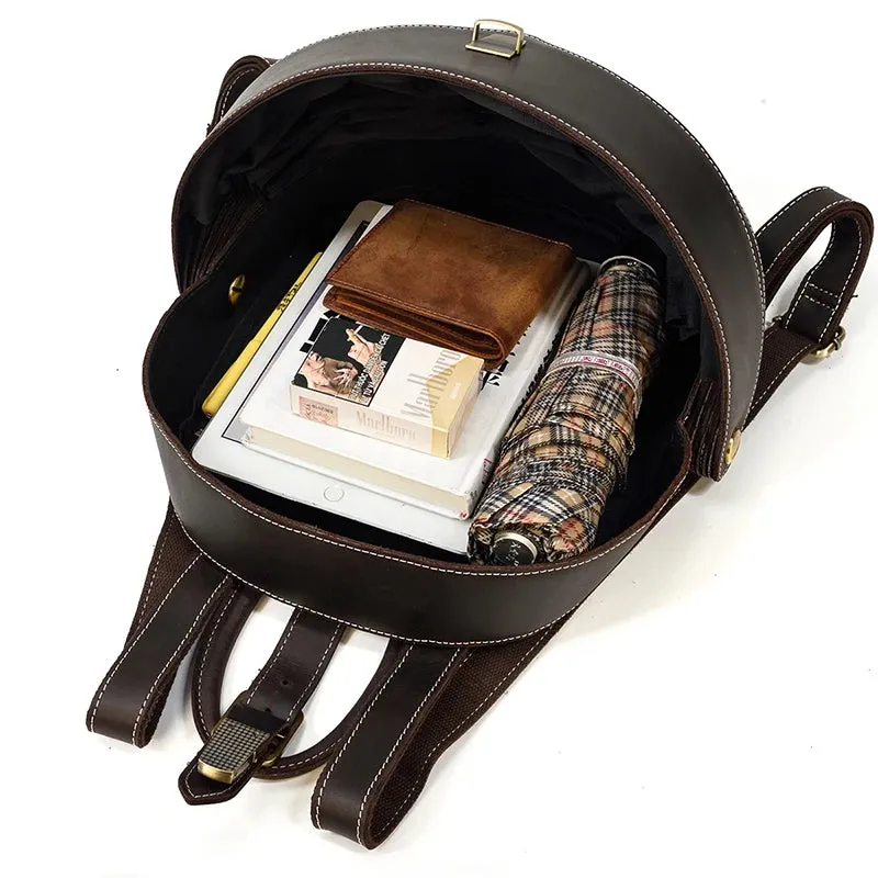 Unique Beetle Design Women's Leather Backpack