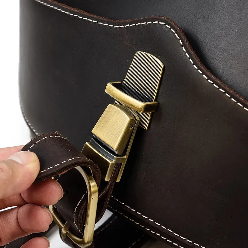 Unique Beetle Design Women's Leather Backpack