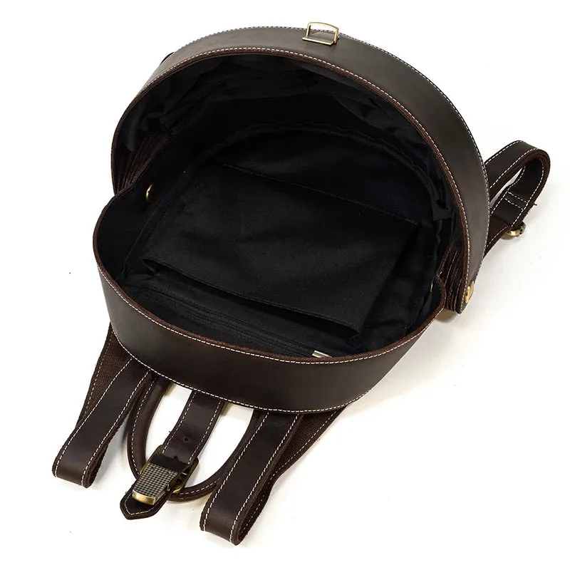 Unique Beetle Design Women's Leather Backpack