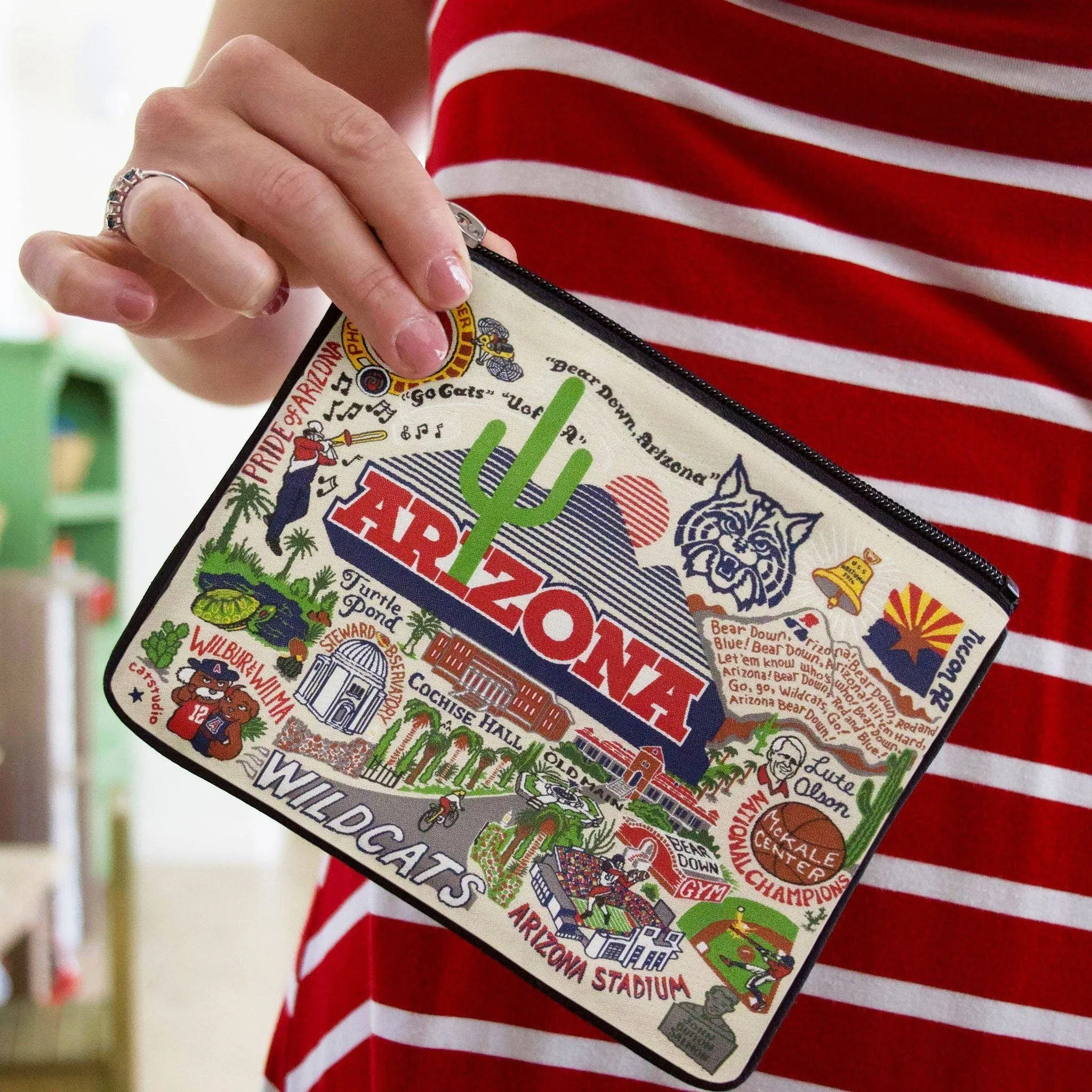University of Arizona Souvenir Zip Pouch