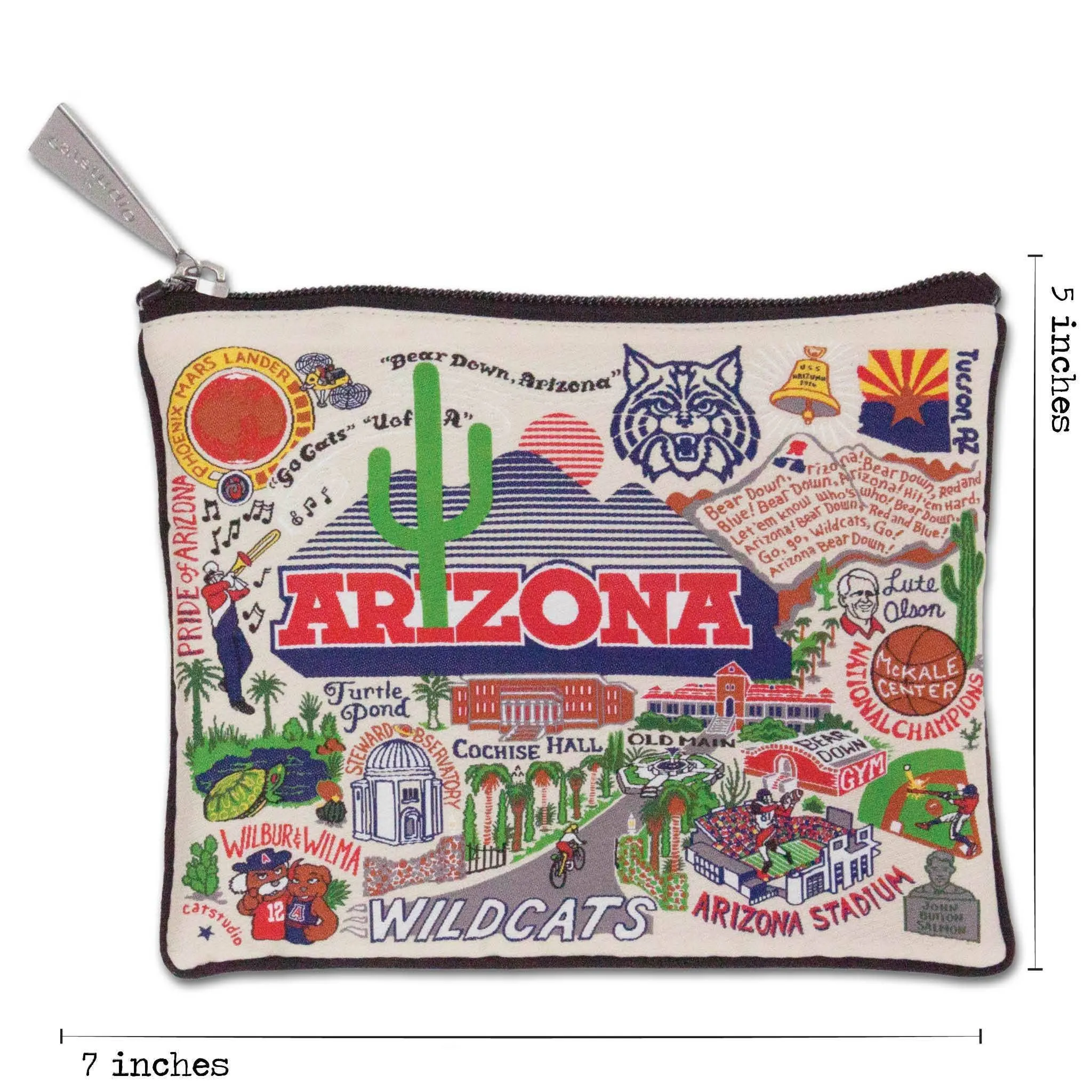 University of Arizona Souvenir Zip Pouch
