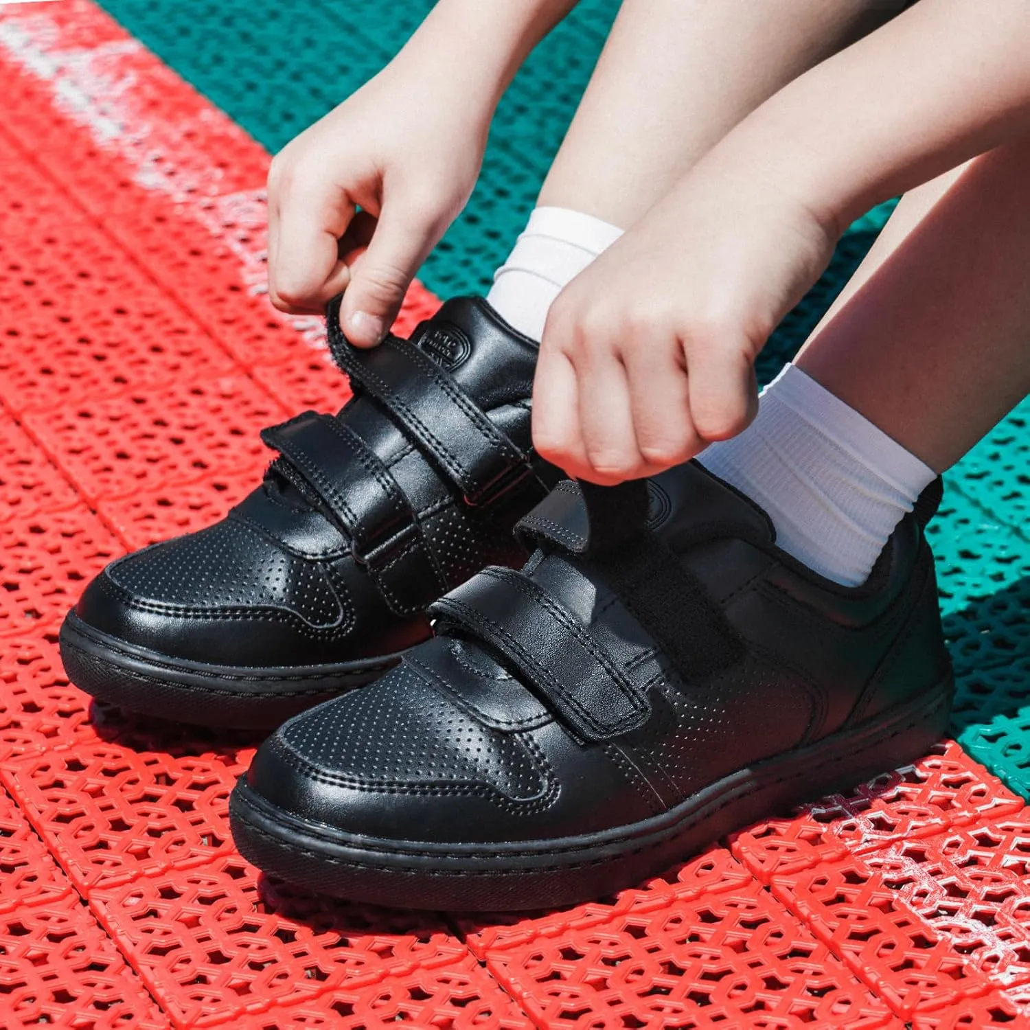 UOVO School Shoes Uniform Black Dress Shoes for Boys (Little/Big)
