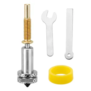 updated 3D Printer REVO nozzls，Removable REVO Voron High-Flow Hardened Steel Nozzle 0.2 Yellow，Revo Rapid Change Nozzles，for Revo HotEnd，Hardened Steel Nozzle Abrasion resistant