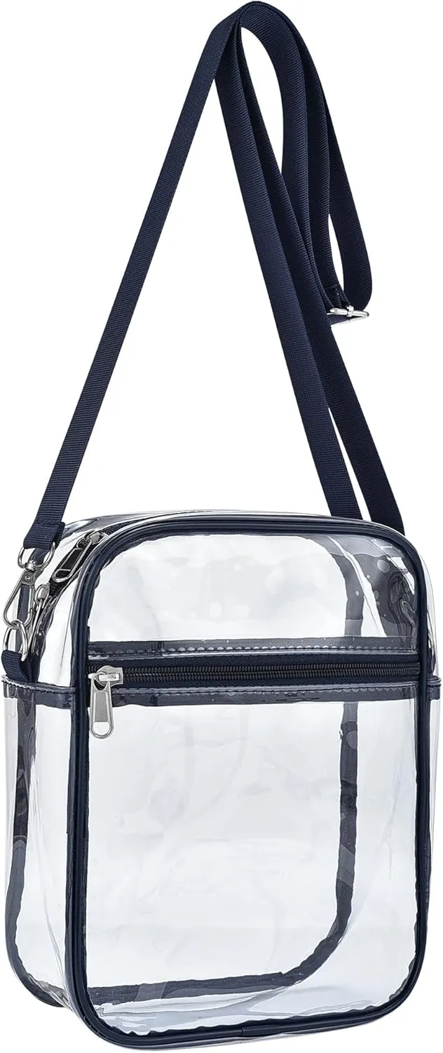 USPECLARE Clear Purse Stadium Approved CrossBody Bag for Men and Women