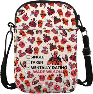VAMSII Antihero Theme Gift Dead-Pool Inspirational Crossbody bag For Women Friend