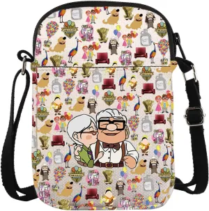 VAMSII Crossbody Bag Movie Merch Carl And Ellie Gift Inspired