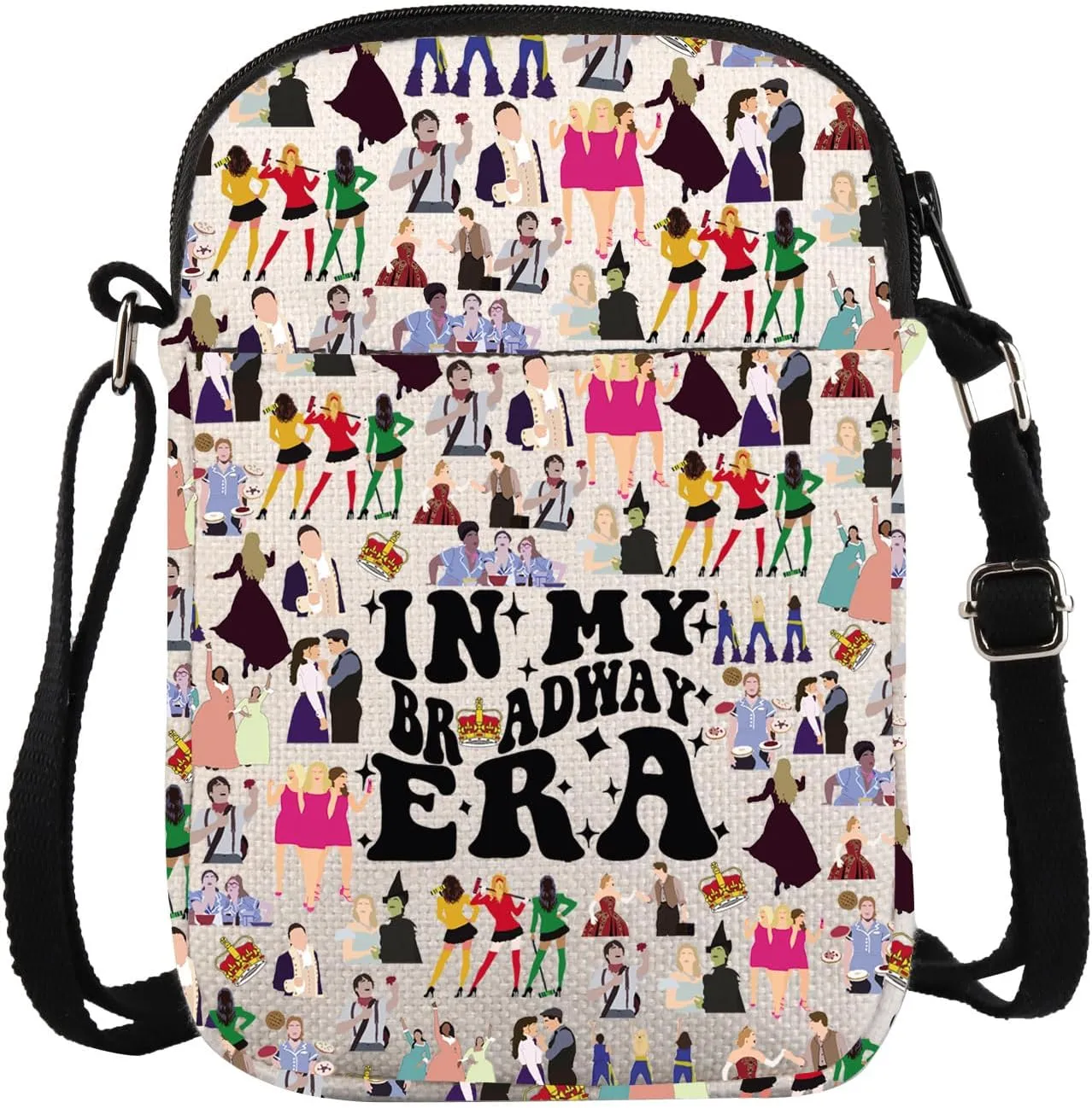 VAMSII Musical Crossbody Bag Musical Theatre Gift Musical Merch Gift
