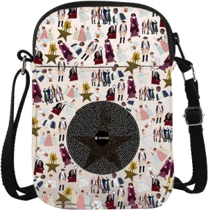 VAMSII Theater Fans Gift Musical Inspired Crossbody Bag Musical Lover Gift