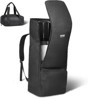 VEVOR Telescope Case, 29.9", Telescope Storage Backpack with Secure Strap, Pockets and Cozy Shoulder Traps, Shock-Absorbent Telescope Carrying Case for Optical Tube & Tripod, Counterweight Pocket