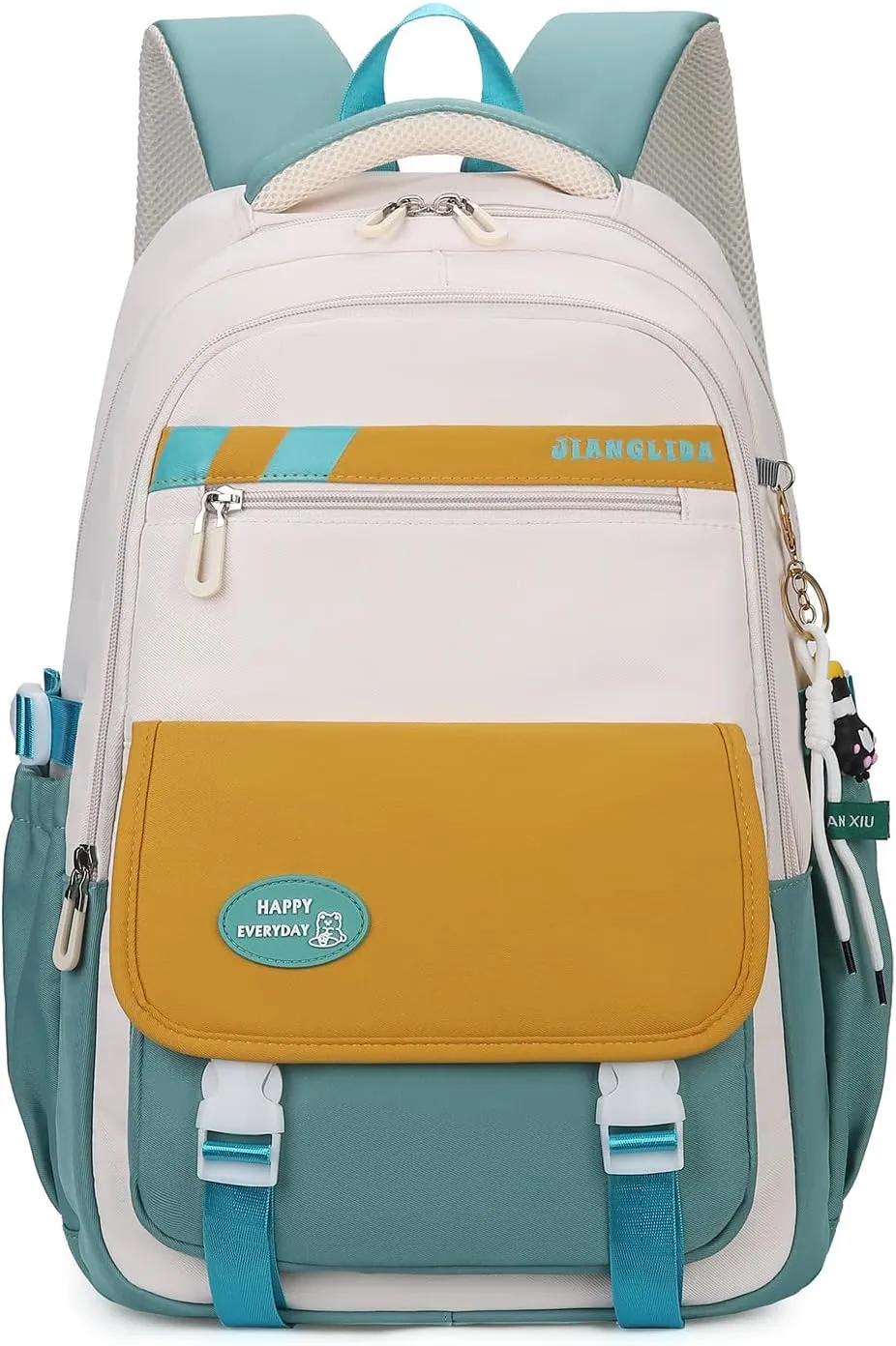 VIDOSCLA Teen Girls' Backpack for School Color-blocking Sports Kids Backpack for Teens Middle School Students Bookbag