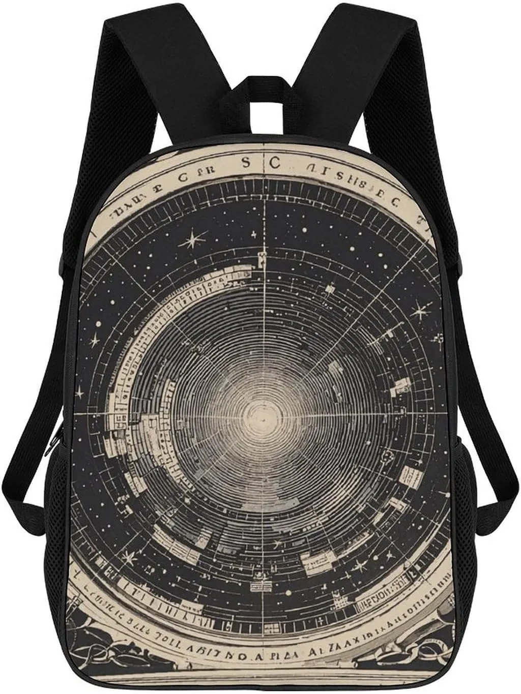 Vintage Astronomical Illustrations Backpack for Women Men 17 In Laptop Backpack Casual Daypack Travel Rucksack Weekender Bag