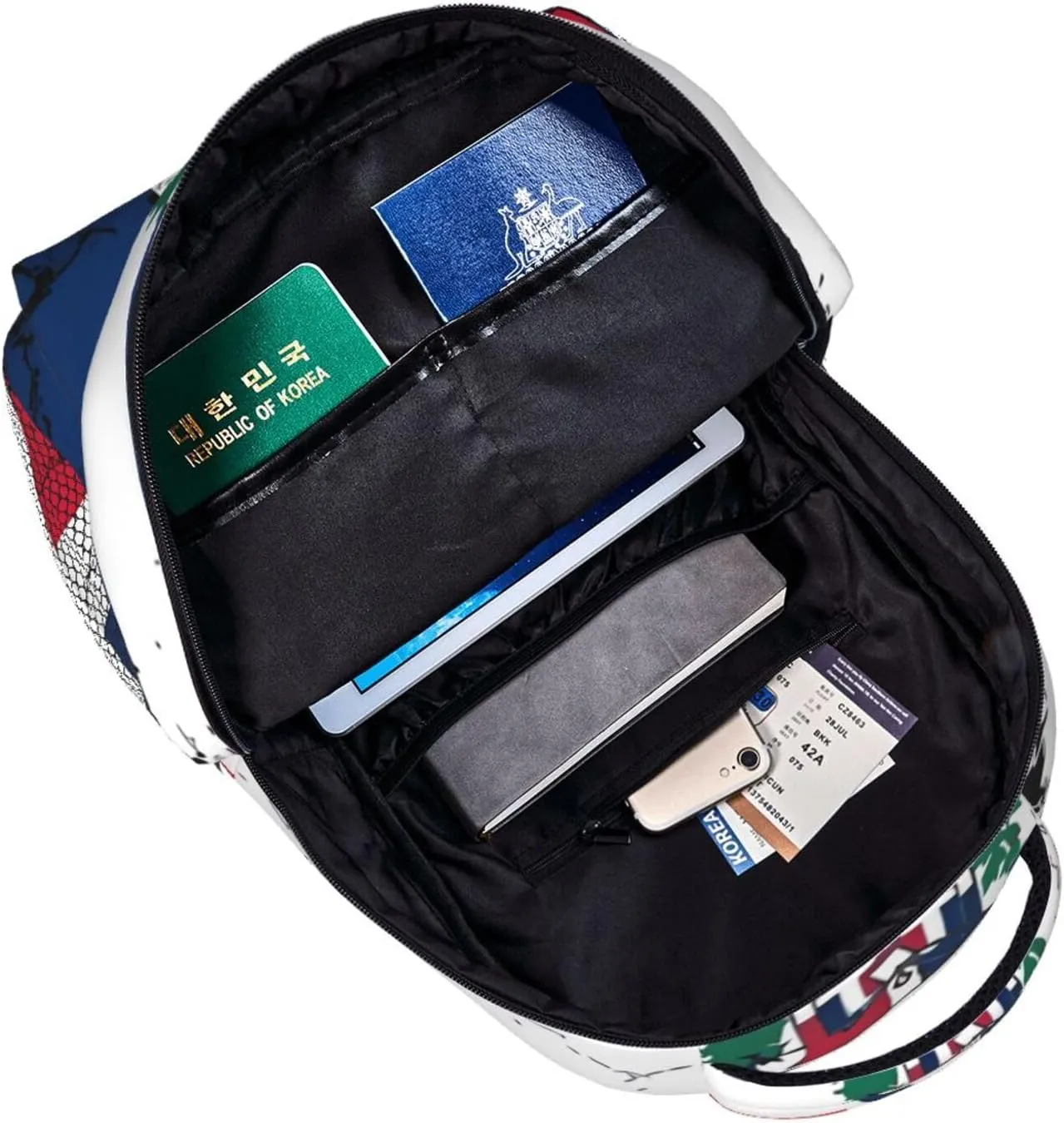 Vintage Dominican Republic Flag Backpack Casual Laptop Backpack Double Shoulder Bag Lightweight Backpack For Women Men Travel