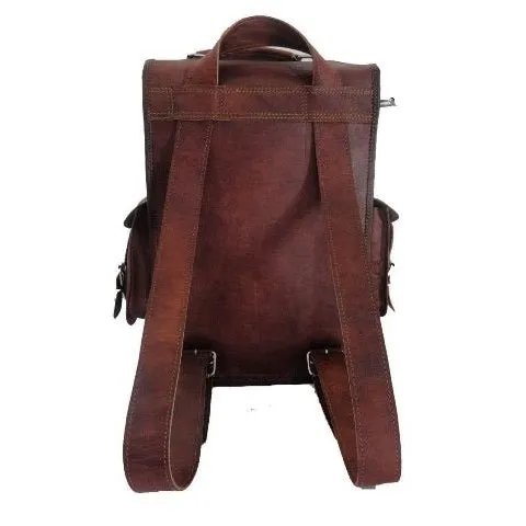 Vintage Leather Backpack bag