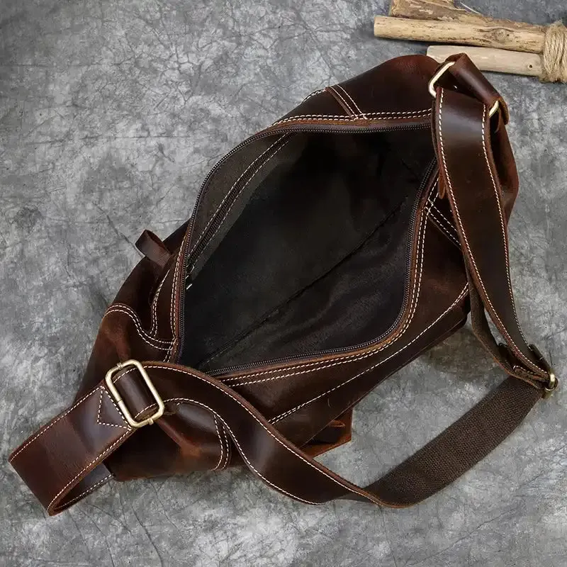 Vintage-Style Sling Shoulder Bag For Men