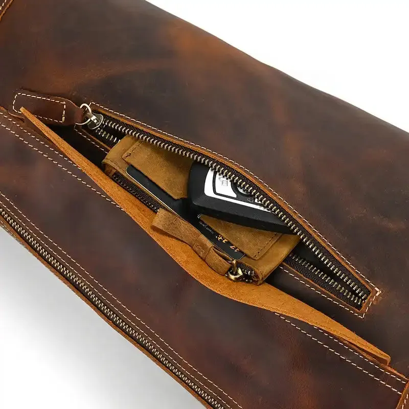 Vintage-Style Sling Shoulder Bag For Men