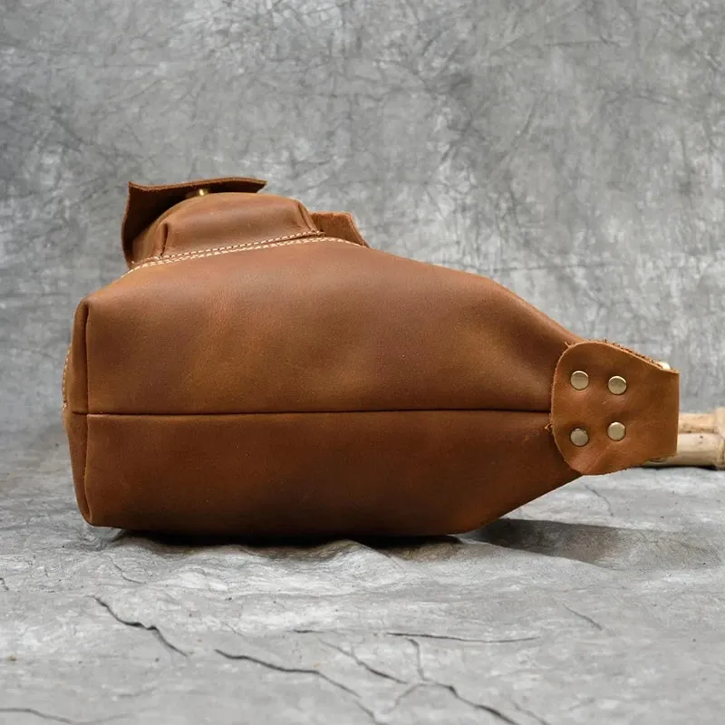 Vintage-Style Sling Shoulder Bag For Men