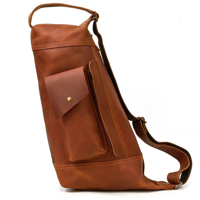 Vintage-Style Sling Shoulder Bag For Men