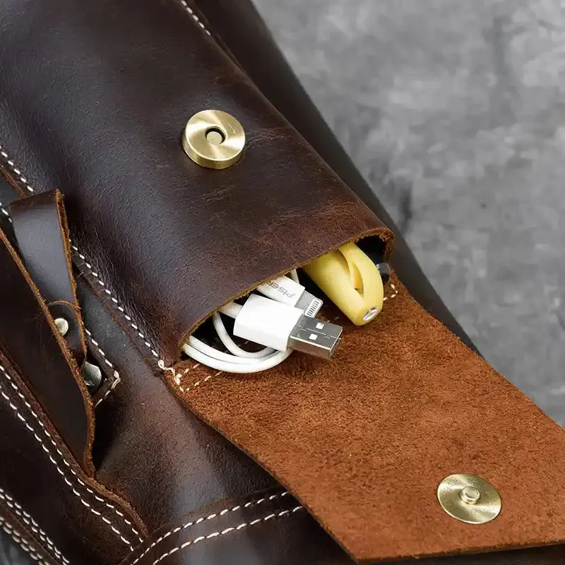 Vintage-Style Sling Shoulder Bag For Men