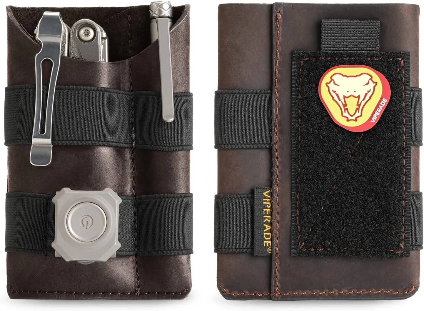 VIPERADE PL5 EDC Organizer Pouch, Slim EDC Pouch with DIY Patch Area for Daily Carry