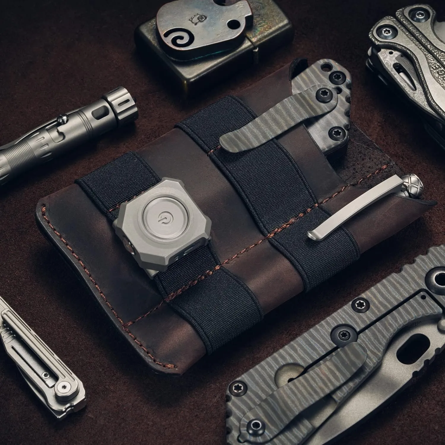 VIPERADE PL5 EDC Organizer Pouch, Slim EDC Pouch with DIY Patch Area for Daily Carry