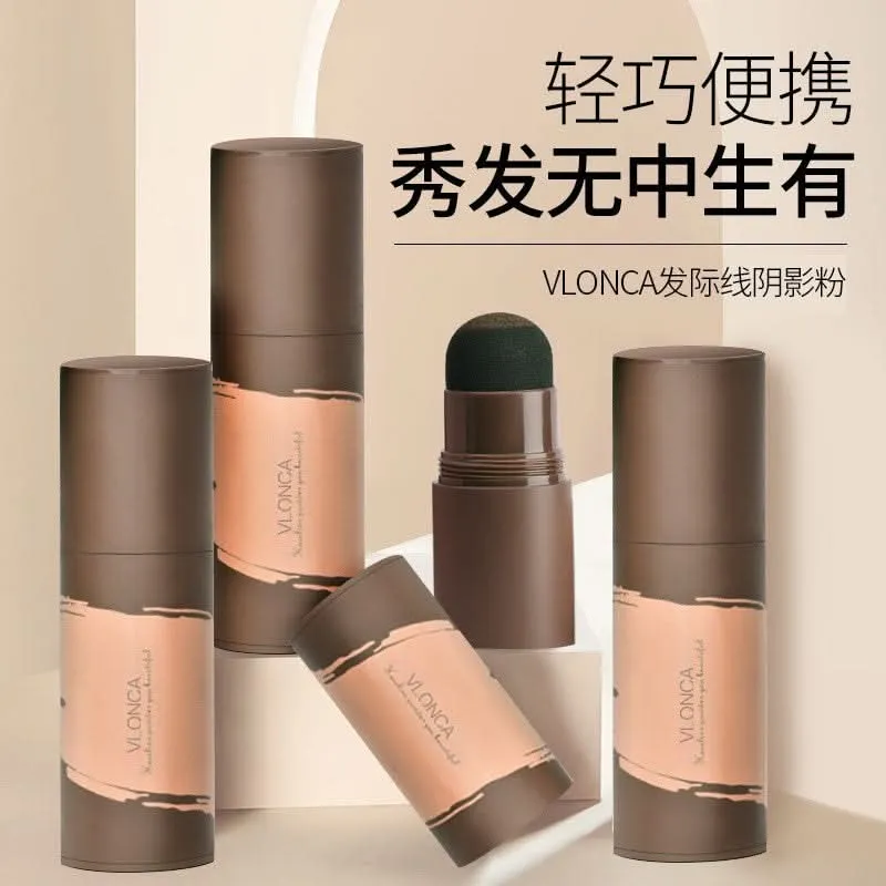 VLONCA Hairline Contouring Powder – Waterproof, Hair Root Filler for Thicker